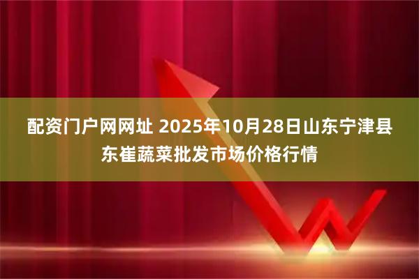 配资门户网网址 2025年10月28日山东宁津县东崔蔬菜批发市场价格行情